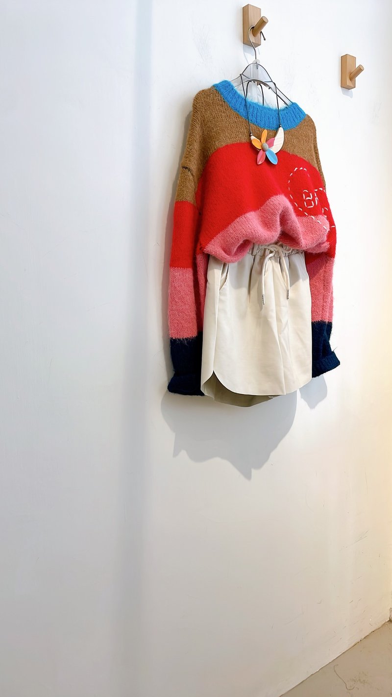 横间针织上衣 - 女装上衣 - 其他材质 