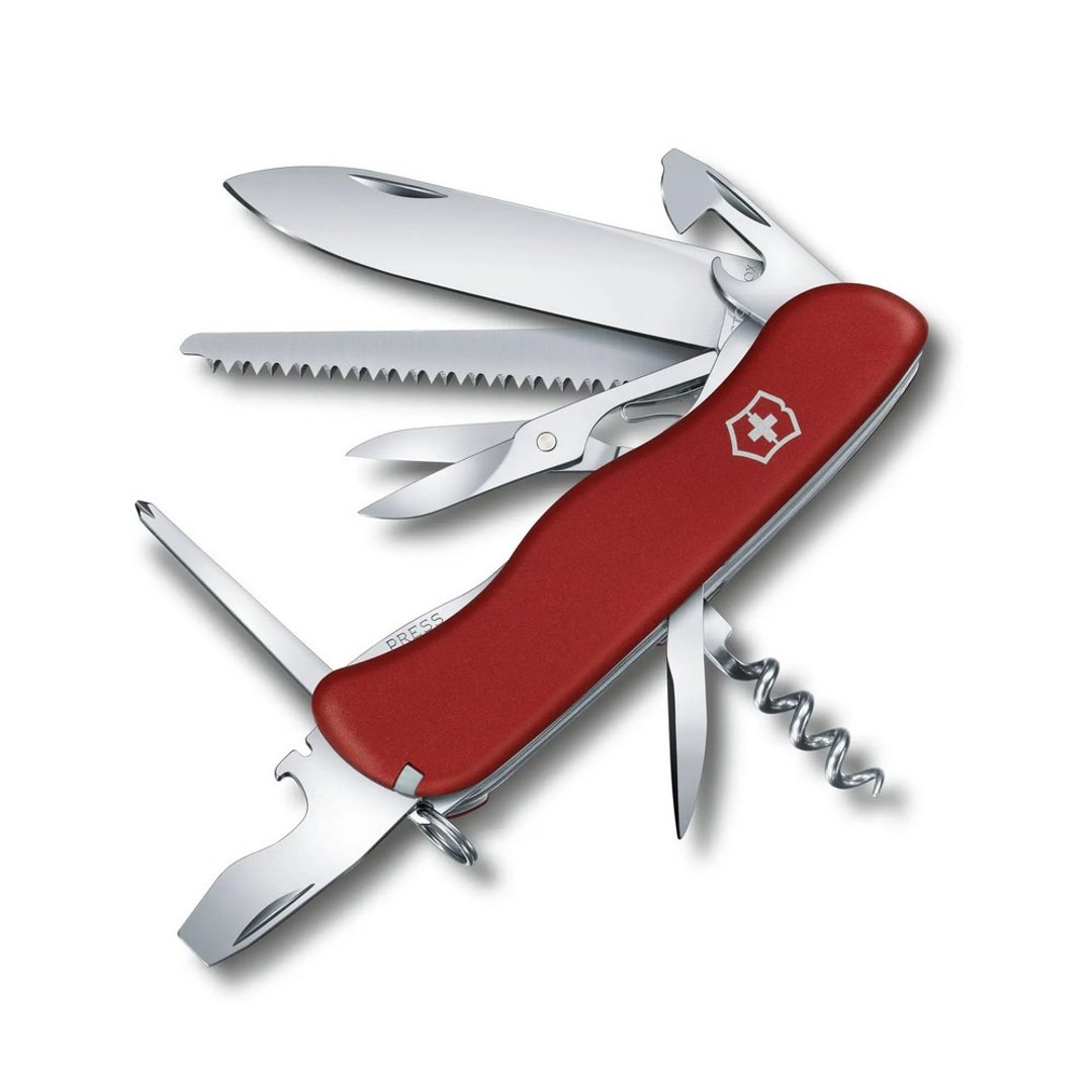 VICTORINOX 瑞士维氏 瑞士刀 14用 111mm 红 0.8513 - 露营用品 - 不锈钢 红色