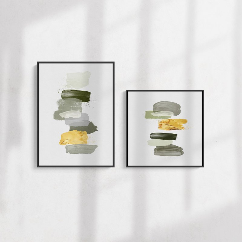 微甜马卡龙-D | 艺术微喷 | 挂画 - 海报/装饰画/版画 - 木头 