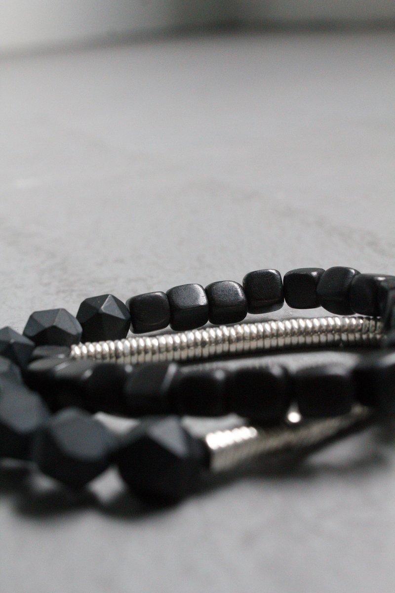 Double Twirl | 1.9 - 手链/手环 - 其他材质 黑色