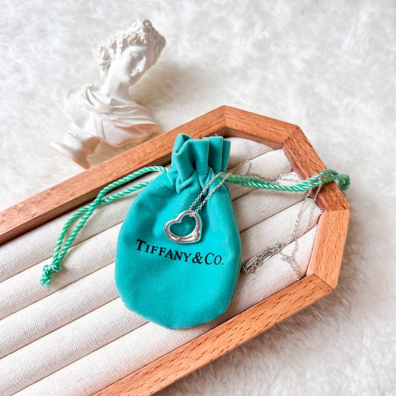 【日本中古】Vintage Tiffany & Co. Open Heart 心型纯银项链 - 项链 - 其他金属 银色