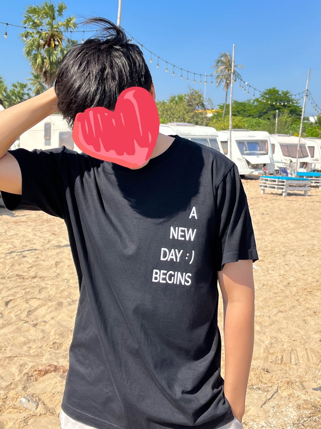 T-Shirt cotton 100% | A New Day collection - 中性连帽卫衣/T 恤 - 棉．麻 