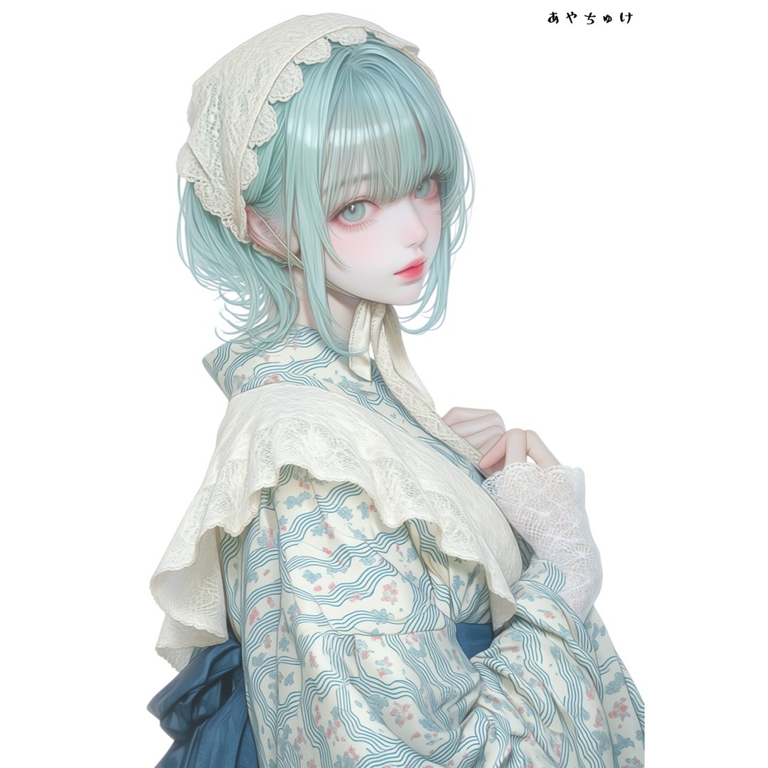 【9 月新品】07-143-0151 人物贴纸 幻想复古浪漫吃茶 - 贴纸 - 纸 