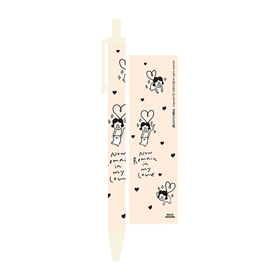 Hello DunDun 啰登登系列  励志原子笔 03.remain in my love - 圆珠笔/中性笔 - 塑料 