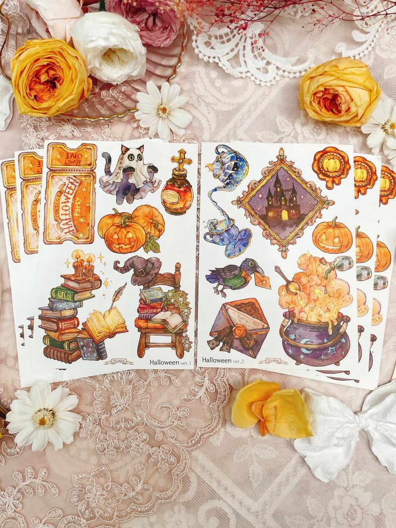 *万圣节 - 贴纸 - 纸 