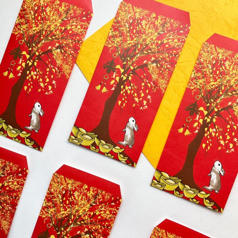 财源滚滚/兔年红包袋- (赠插画卡片) - 红包/春联 - 纸 红色