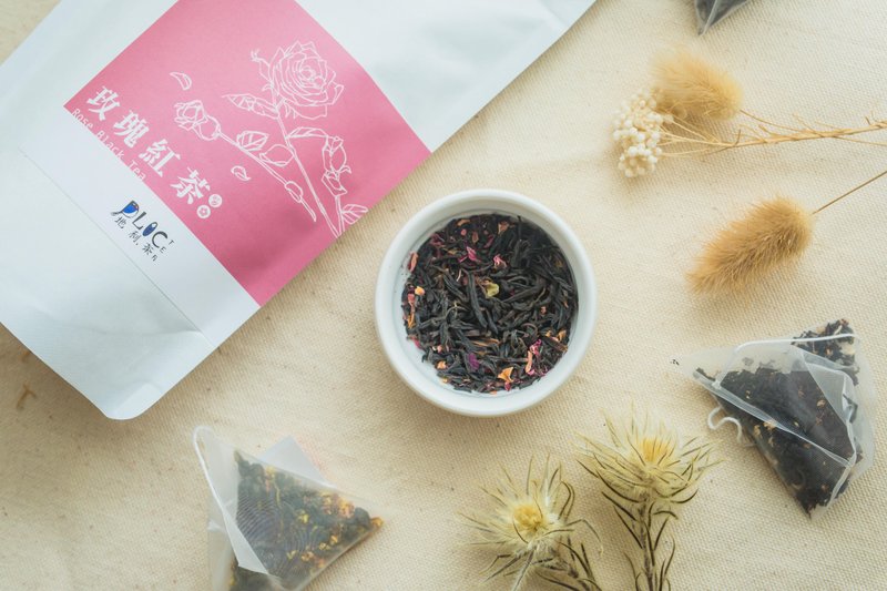 清幽浓郁 玫瑰红茶-原叶立体茶包 - 茶 - 新鲜食材 红色