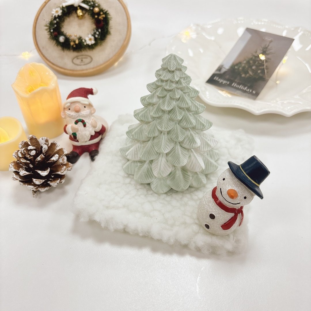 【圣诞礼盒】飘雪雪松圣诞树/圣诞老公公香氛扩香石-交换礼物 - 香薰/精油/线香 - 其他材质 多色