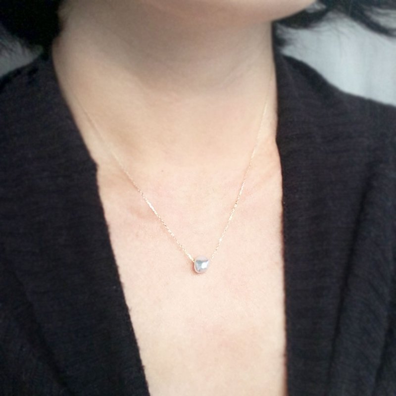 Keshi Pearl Necklace - 项链 - 珍珠 白色