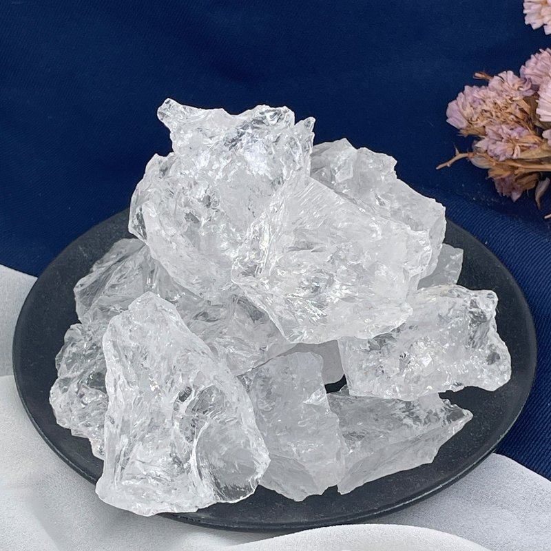【MU工坊】白水晶扩香石/水晶扩香灯/碎石/室内香薰/净化/小夜灯 - 香薰/精油/线香 - 其他材质 