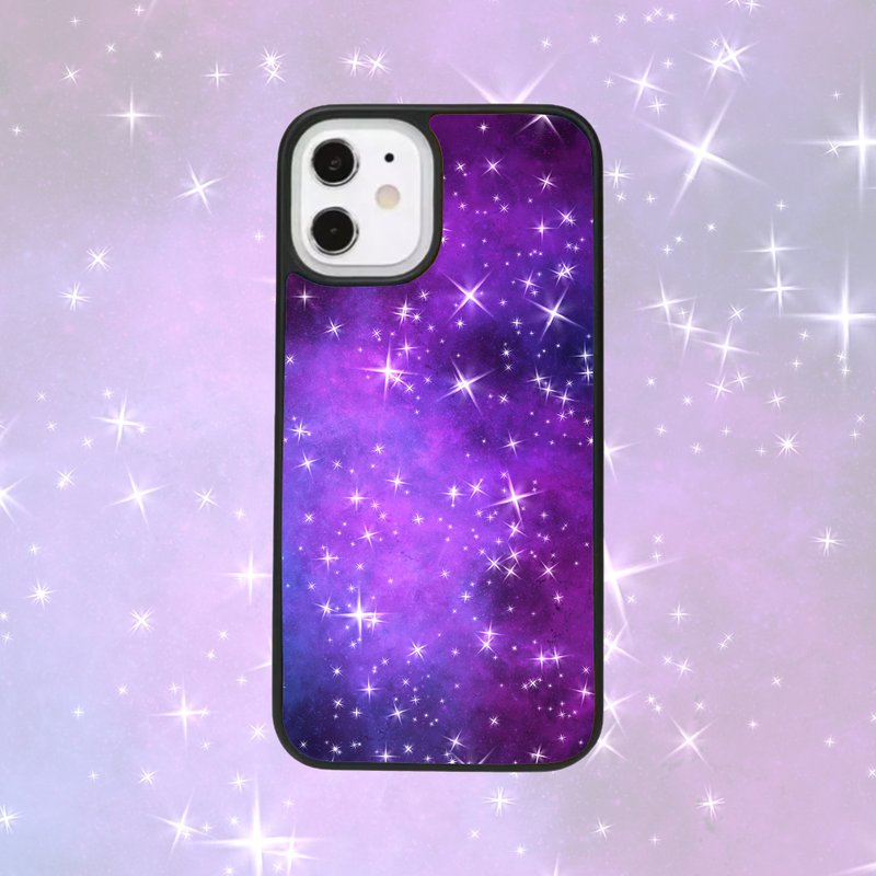 客制手机壳 iPhone 14 13 12Pro手机壳三星 太空星系星云星P23 - 手机壳/手机套 - 塑料 黑色