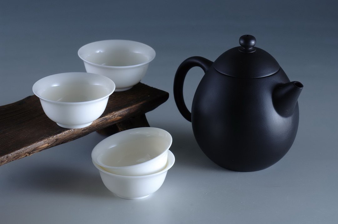夹炭龙蛋壶组 - 茶具/茶杯 - 瓷 