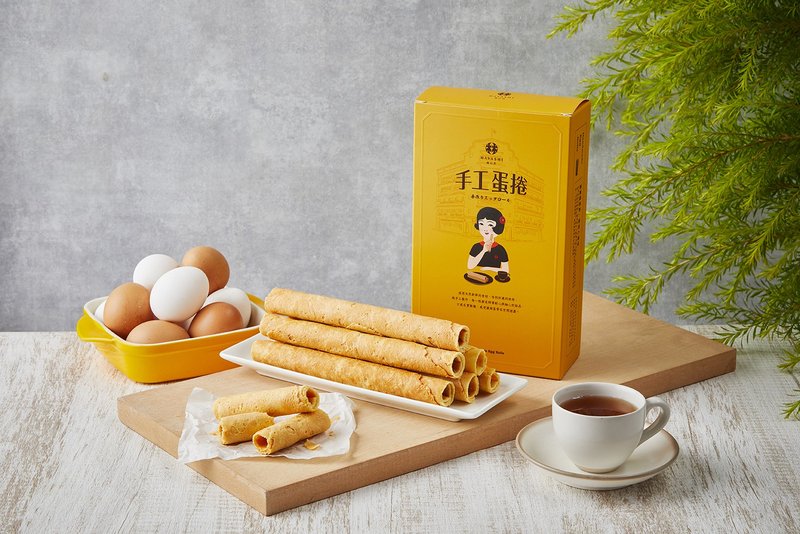 林百货 HAYASHI 蛋卷礼盒 - 手工饼干 - 其他材质 黄色
