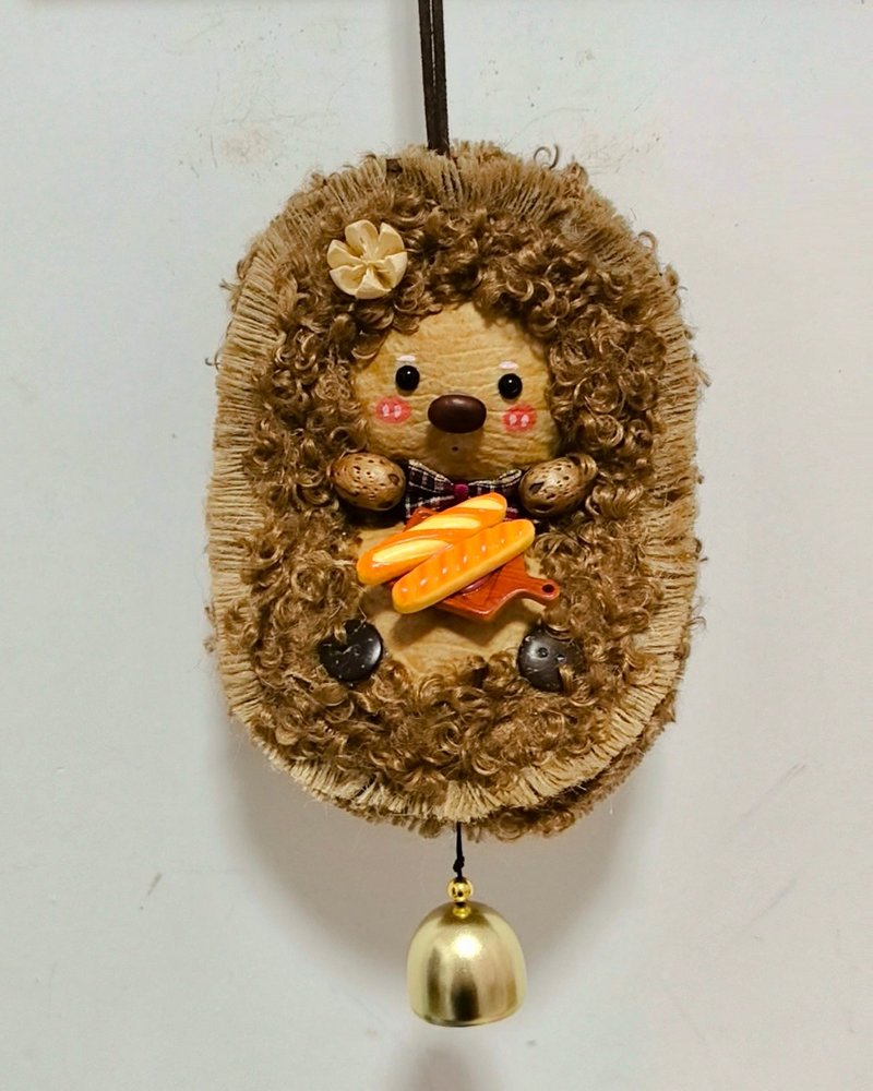 小刺猬挂件-天然榼藤豆荚种子 - 摆饰 - 植物．花 