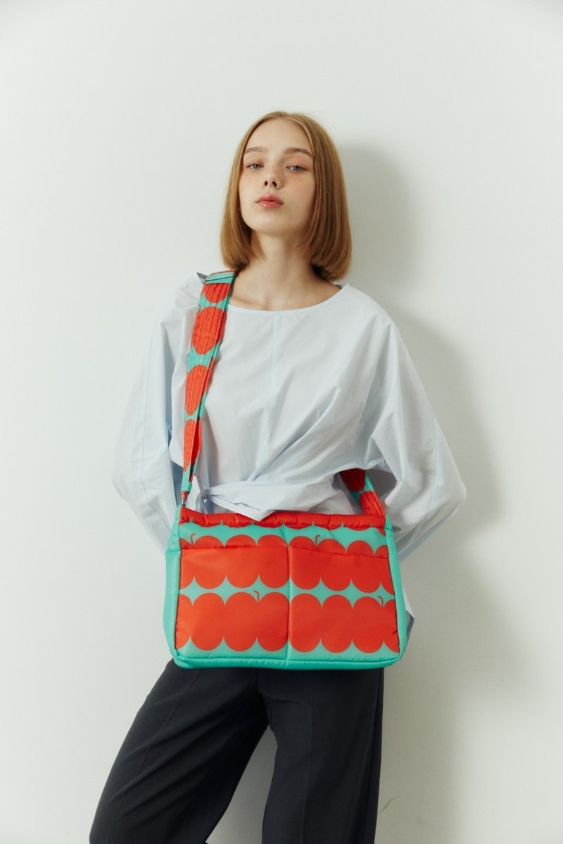 限量系列 | Nelly Plus P03 尼龙托特包 - 手提包/手提袋 - 防水材质 橘色