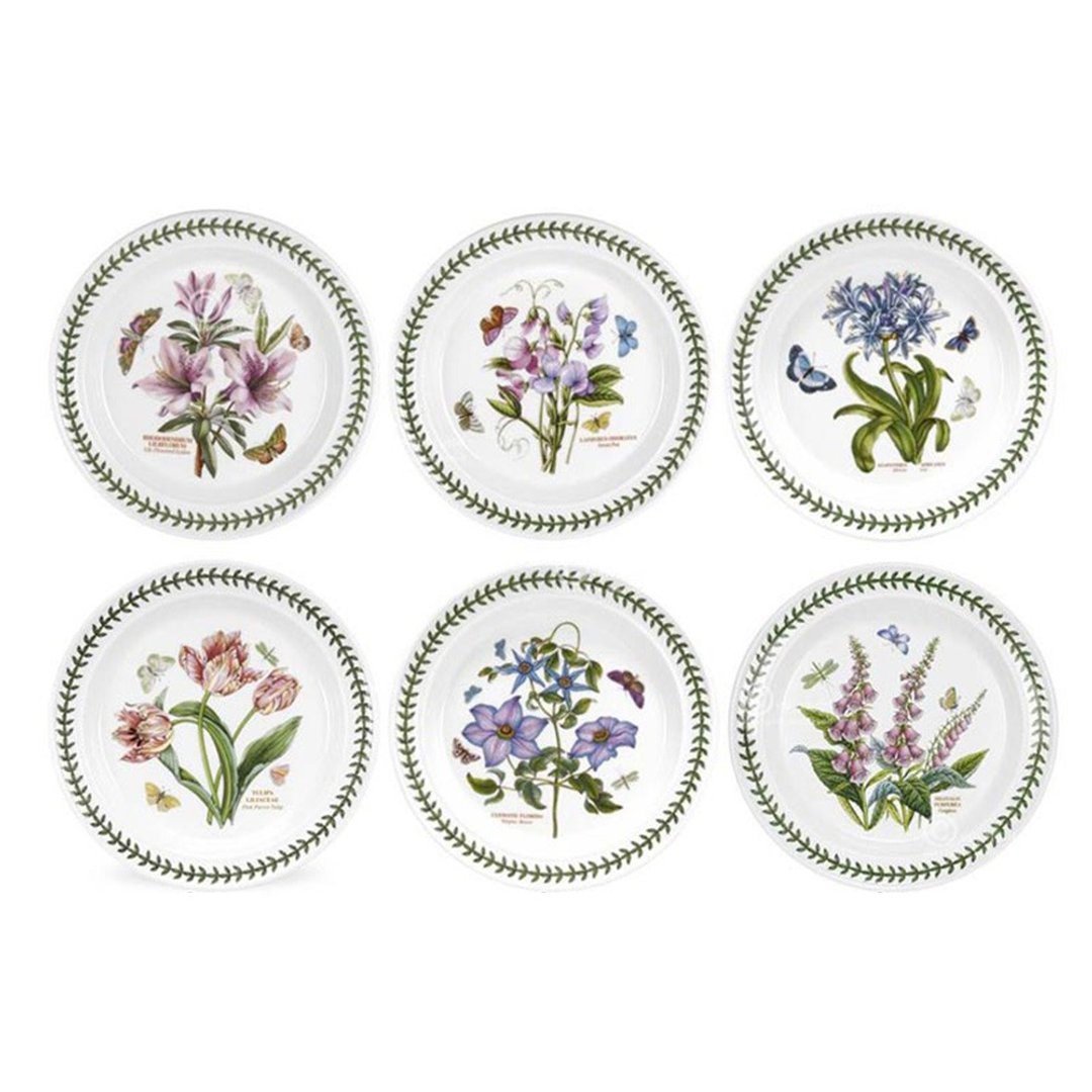 Botanic Garden 经典植物园系列-25cm餐盘(6入套组/10寸) - 碗 - 瓷 白色