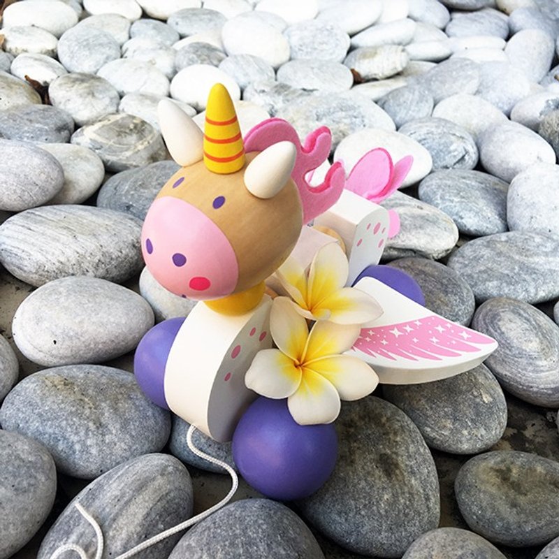 木制梦幻独角兽学步车 - 其他 - 木头 