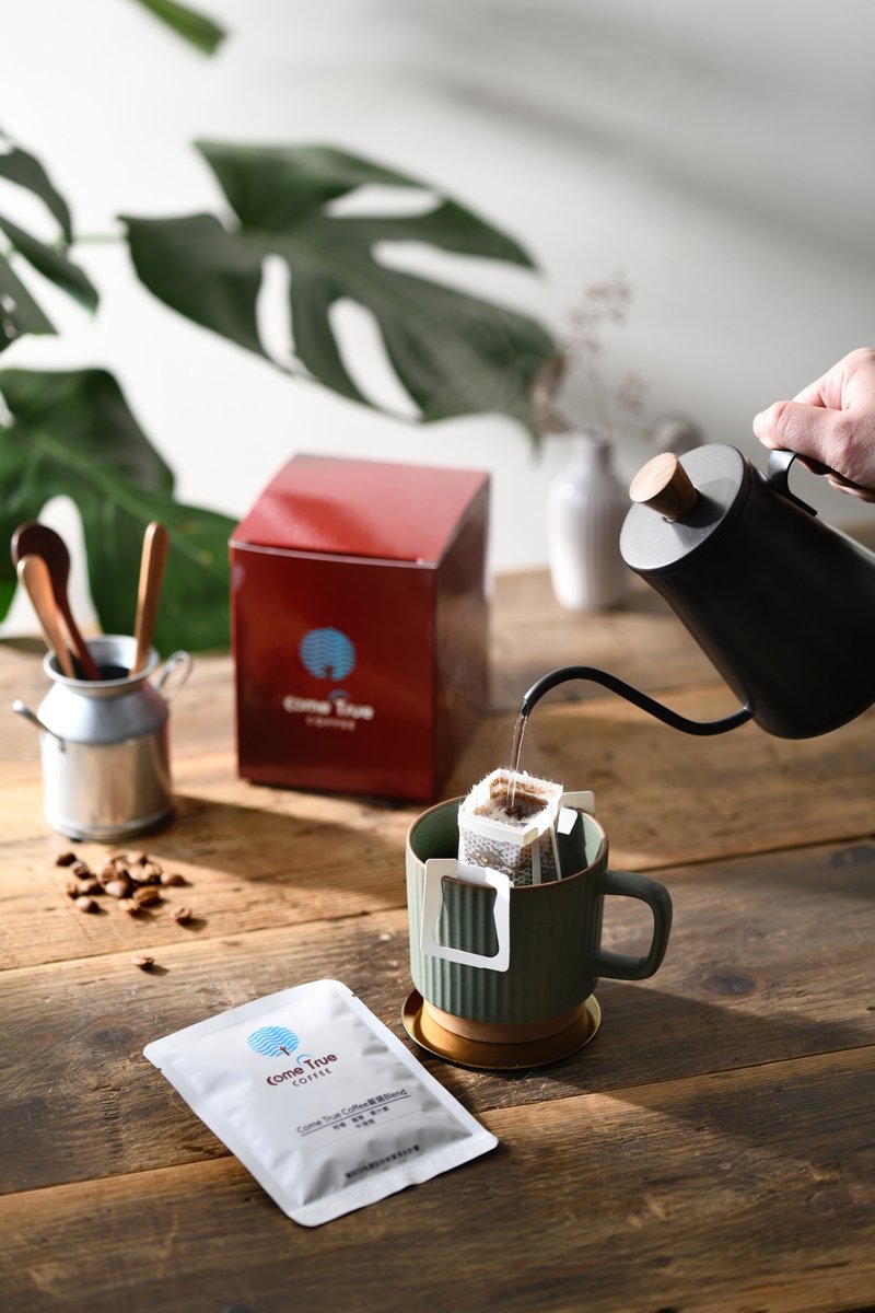 精品咖啡   ComeTrue 严选 Blend  中浅焙风味滤挂 10入/2盒 - 咖啡 - 新鲜食材 咖啡色