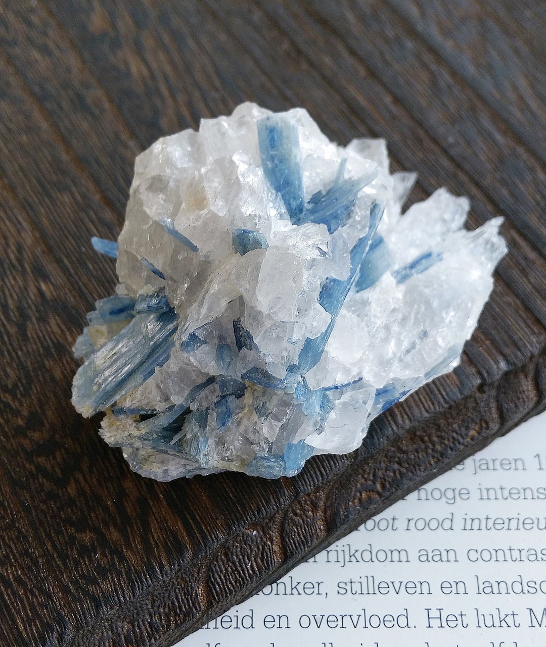 Kyanite 安徽产地 蓝晶石 石英共生矿 天然矿石 原矿 - 摆饰 - 其他材质 