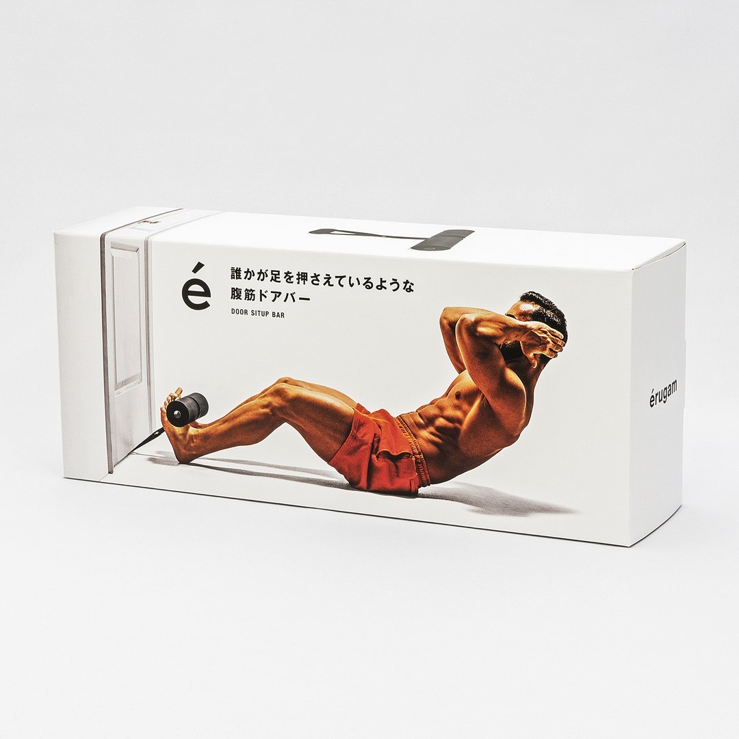 日本Erugam仰卧起坐辅助器 核心腹肌锻链 健身器材 健身 运动用品 - 运动/健身用品 - 塑料 黑色