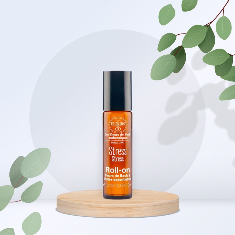 【法国有机巴赫花精】释压放松滚珠花精 10ml - 其他 - 精油 白色