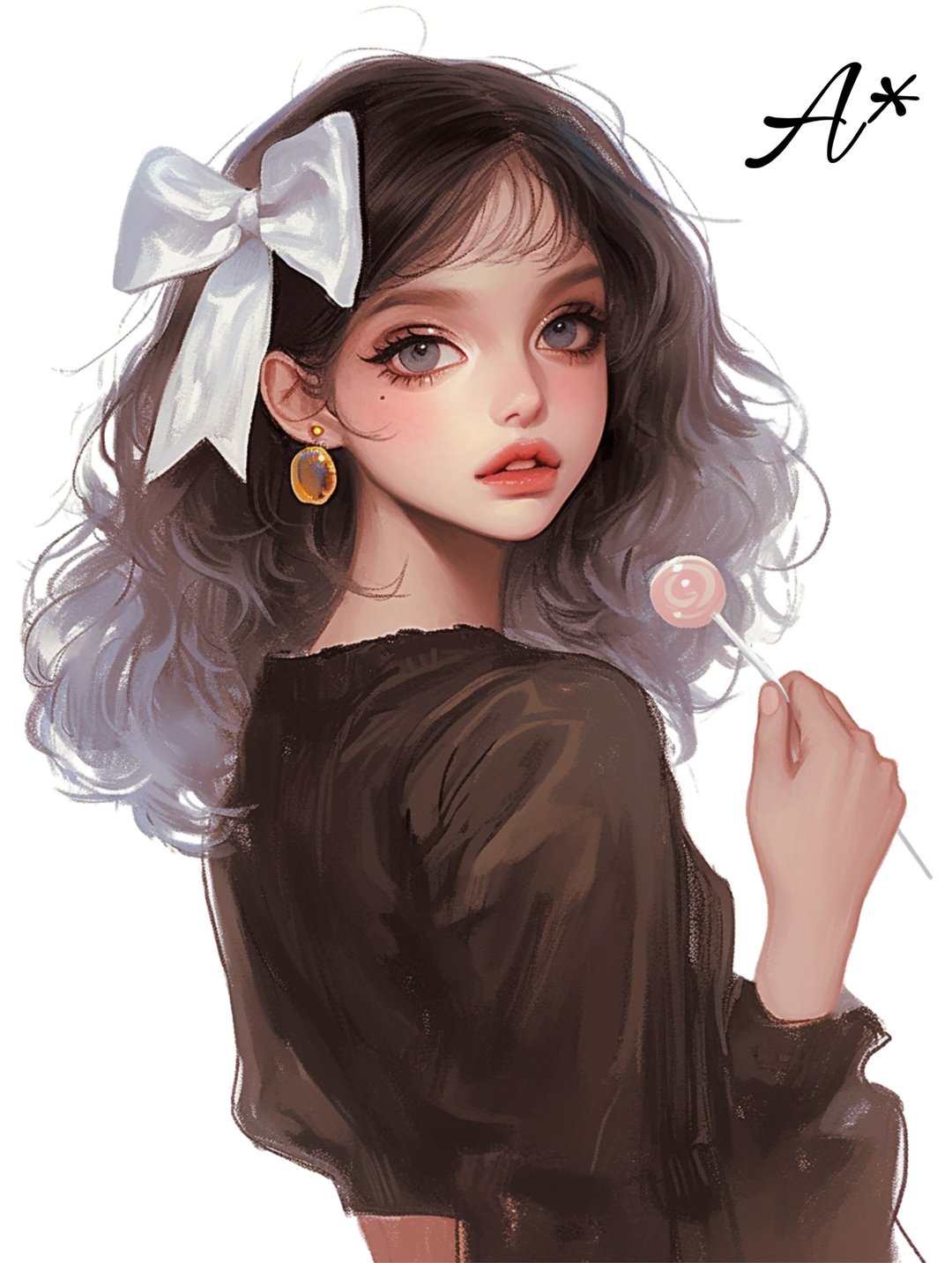 原创人物贴纸 装饰贴纸 内含 5 枚 - 贴纸 - 纸 