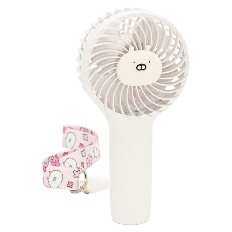 Devalier LINE Official Handy Fan, Portable Fan, Neck Fan, Compact Strap, Tabletop, Handheld, USB Powered, Fan, 3 Levels, Heat Stroke Prevention, bzl-52 - 其他 - 塑料 白色