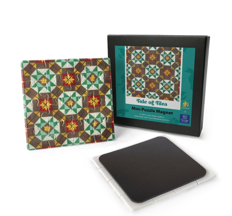 瓷磗的故事迷你磁鐡拼图 - 摆饰 - 塑料 