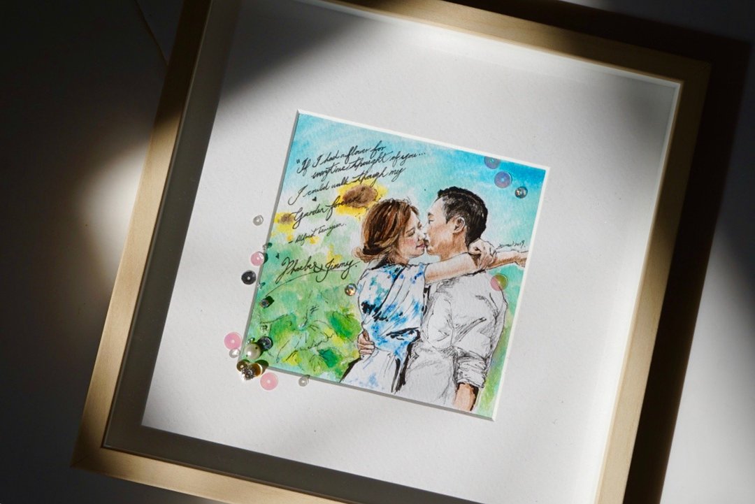 温情 /浪漫 /回忆 品味风格 人像绘画 - 订制画像 - 纸 多色