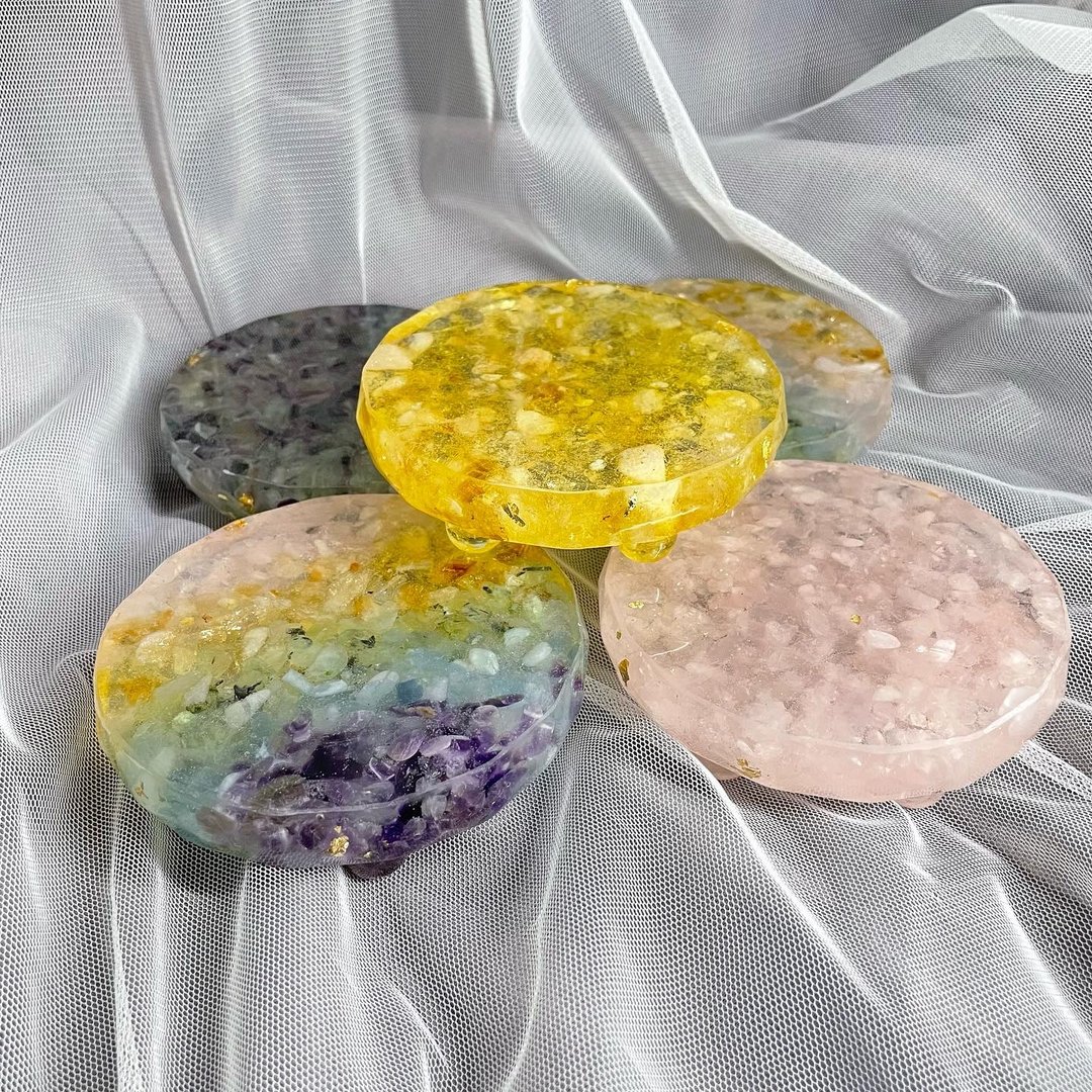 【手工制作】-天然能量水晶/水晶摆台/底座 - 摆饰 - 宝石 