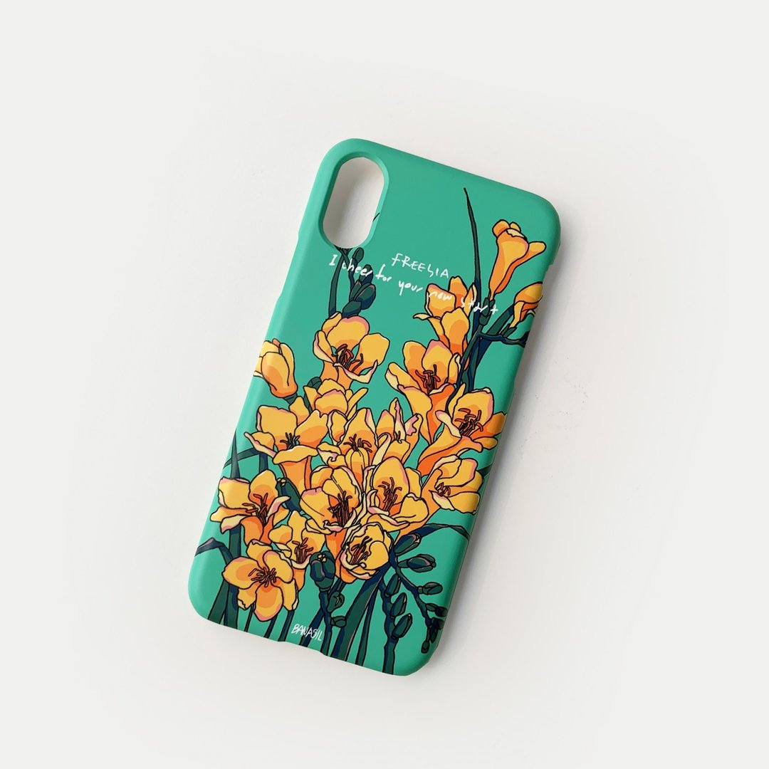 Freesia on the grass_Matt Hard Case_MagSafe - 手机壳/手机套 - 其他材质 多色