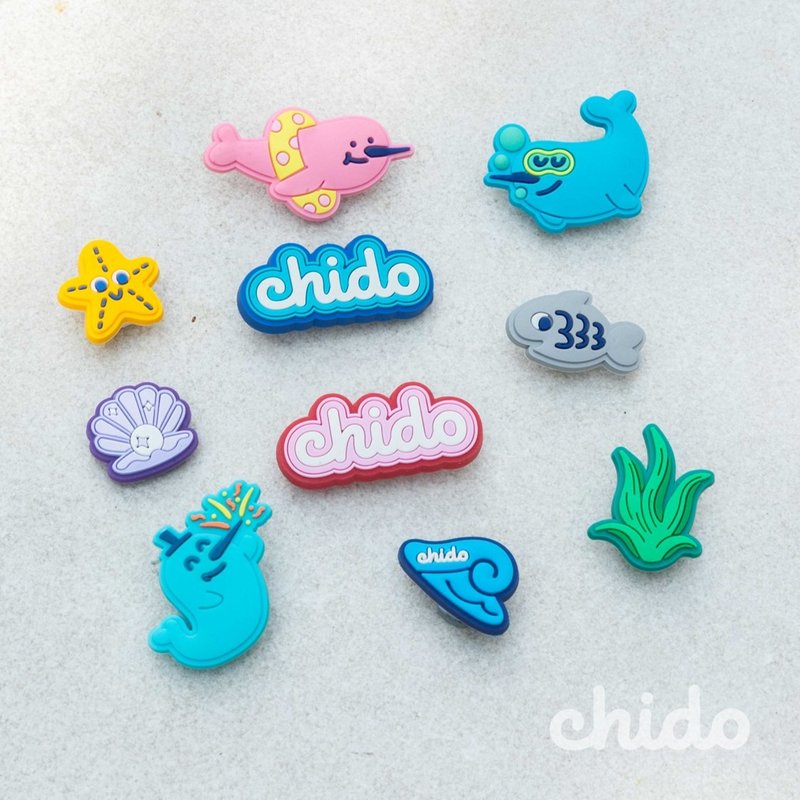 chido 泳镜扣件配饰 - 运动配件 - 塑料 多色