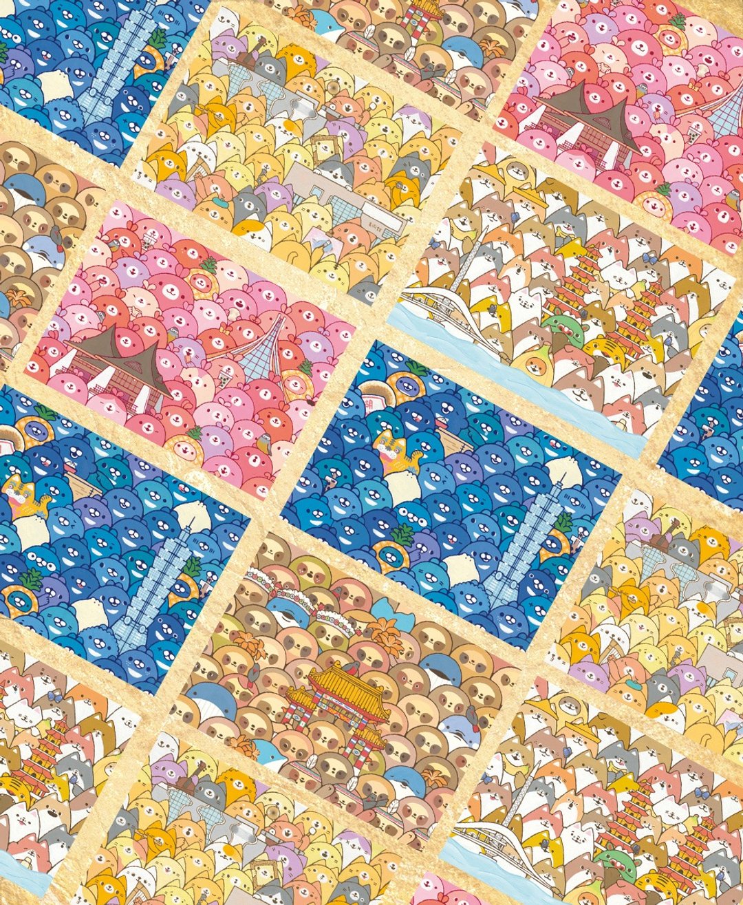 台湾城市特色明信片My City PostCard - 卡片/明信片 - 纸 