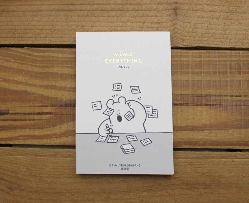 【便条纸】 6色便条纸(黑田桑)31015 - 便条纸/标签贴 - 纸 多色