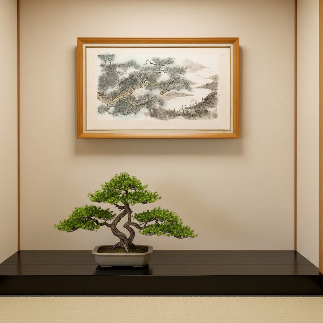 老松鸟瞰 水墨原作 生宣纸 山水静观横幅 - 海报/装饰画/版画 - 纸 