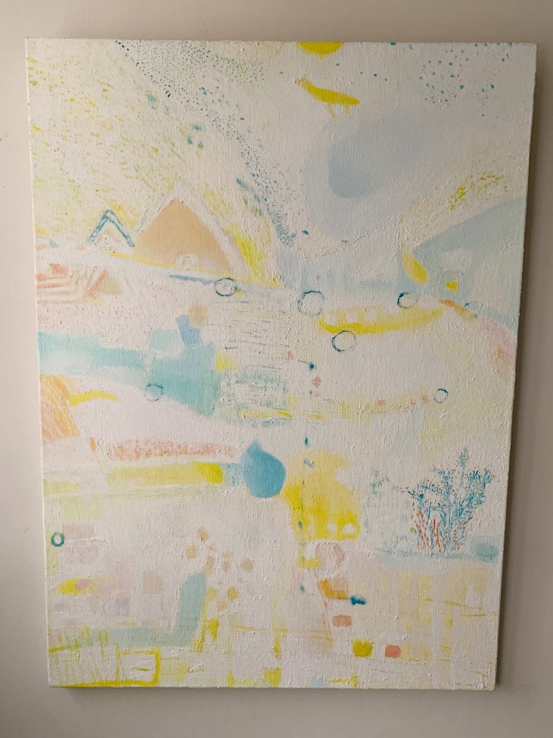 油画作品--a whisper of hope - 海报/装饰画/版画 - 棉．麻 