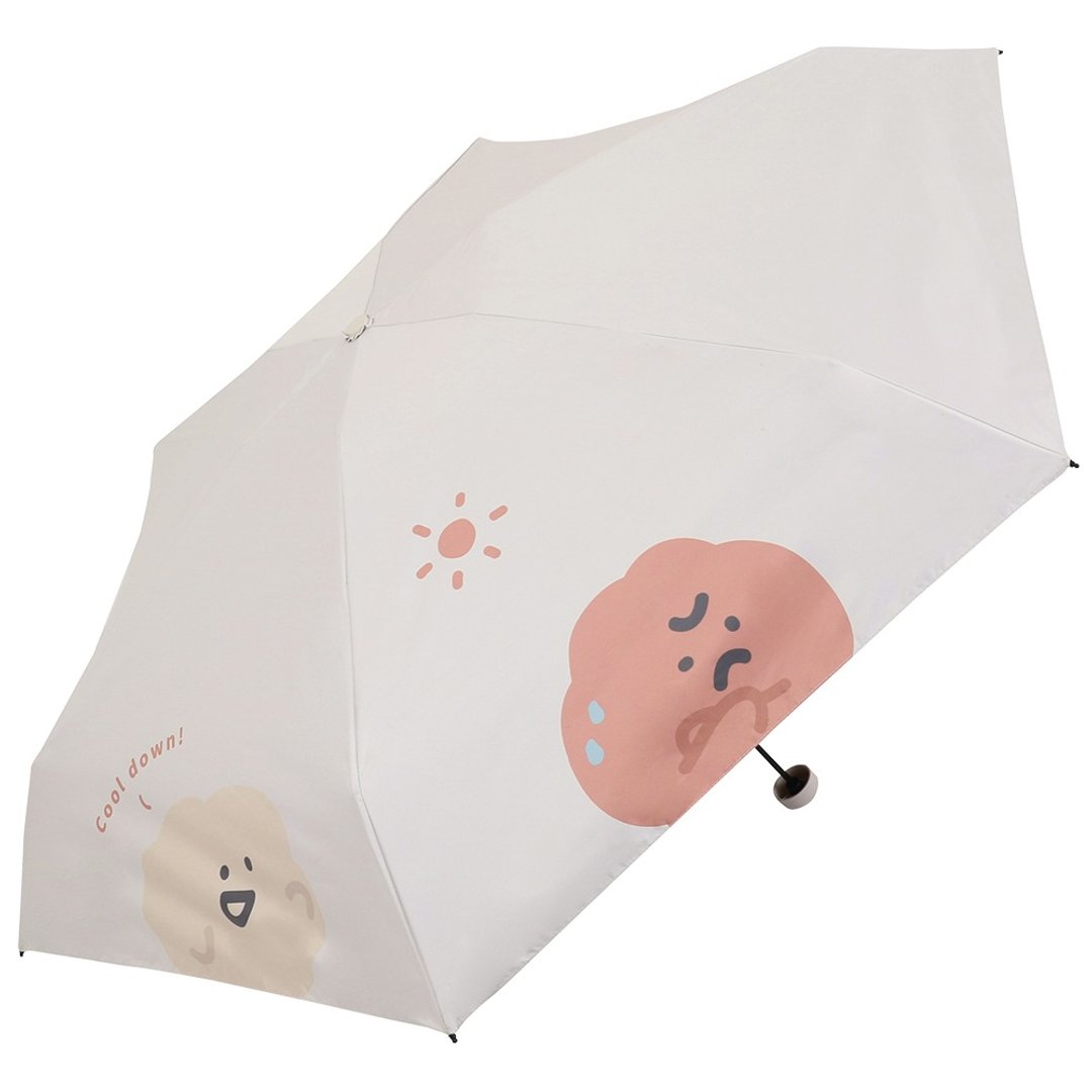 方坊联名款 小小情绪 防晒抗UV 迷你 五折 口袋伞 阳伞 - 雨伞/雨衣 - 其他材质 蓝色