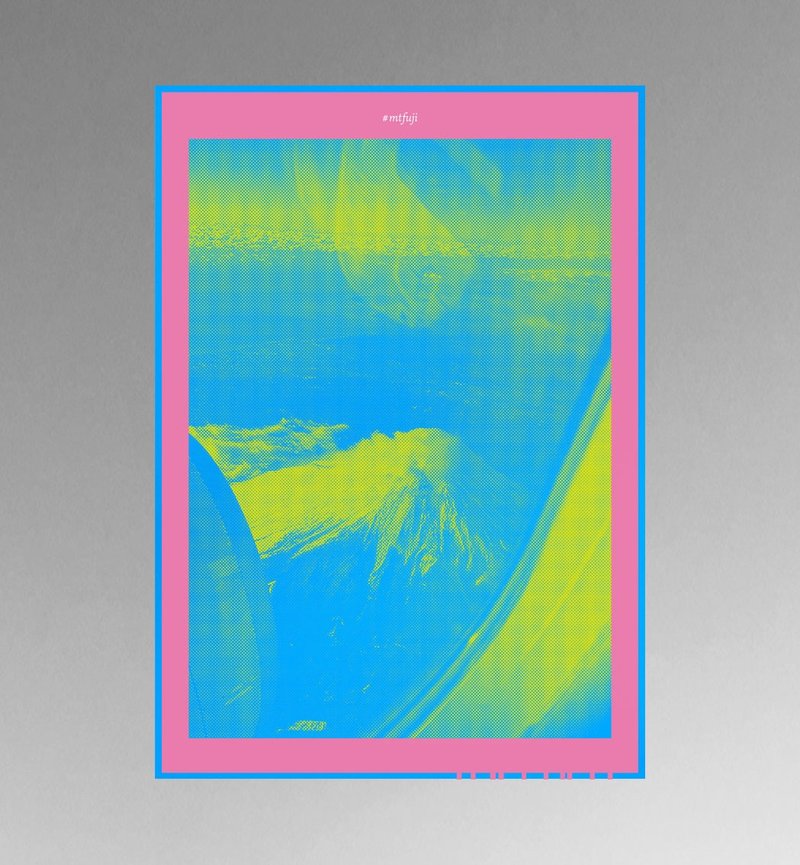 海报 A2 | 富士山 MTFUJI_01_No.01 - 海报/装饰画/版画 - 纸 蓝色