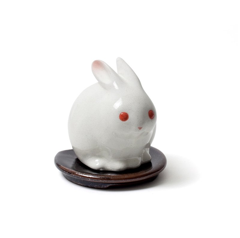 丽香炉  兔【日本松荣堂 香炉系列】 - 香薰/精油/线香 - 瓷 