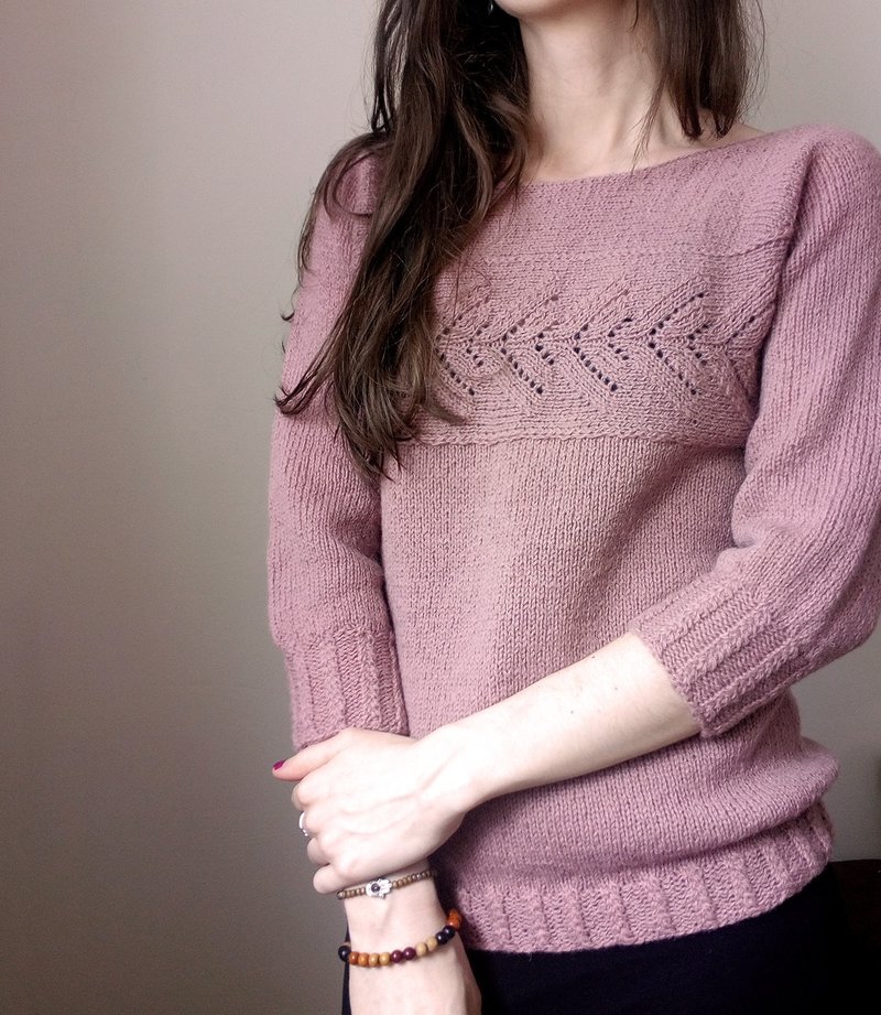 Fern sweater knitting manual electronic file - 手工艺教程/工具书 - 其他材质 