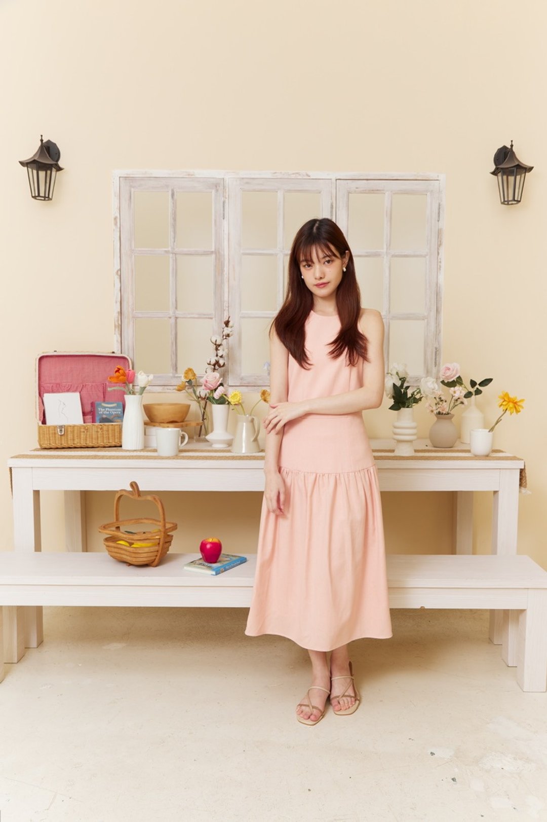 Klara Love 品牌 Pink Lily 礼服 派对礼服 新娘伴娘服 婚礼穿搭 - 洋装/连衣裙 - 亚麻 粉红色
