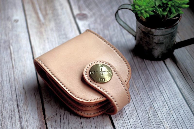 马鞍皮革折叠钱包 康乔 - 皮夹/钱包 - 真皮 白色