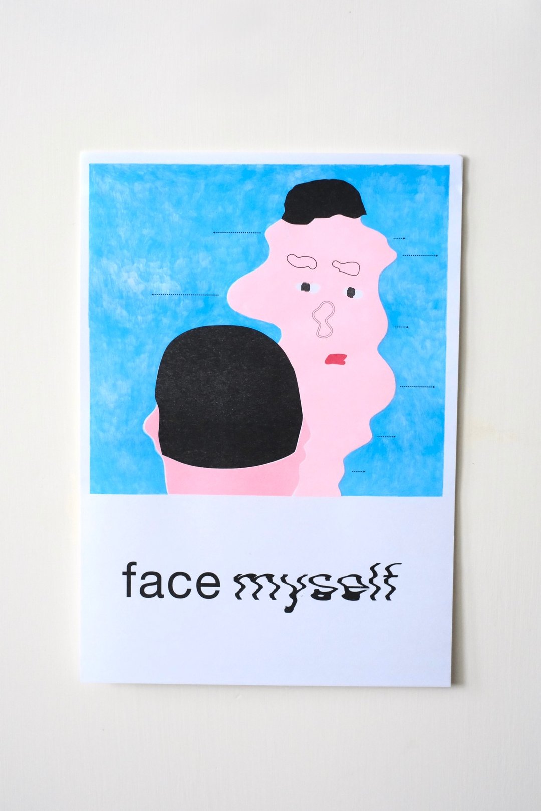 山口崇多Agata Yamaguchi face myself A4 poster - 海报/装饰画/版画 - 纸 多色