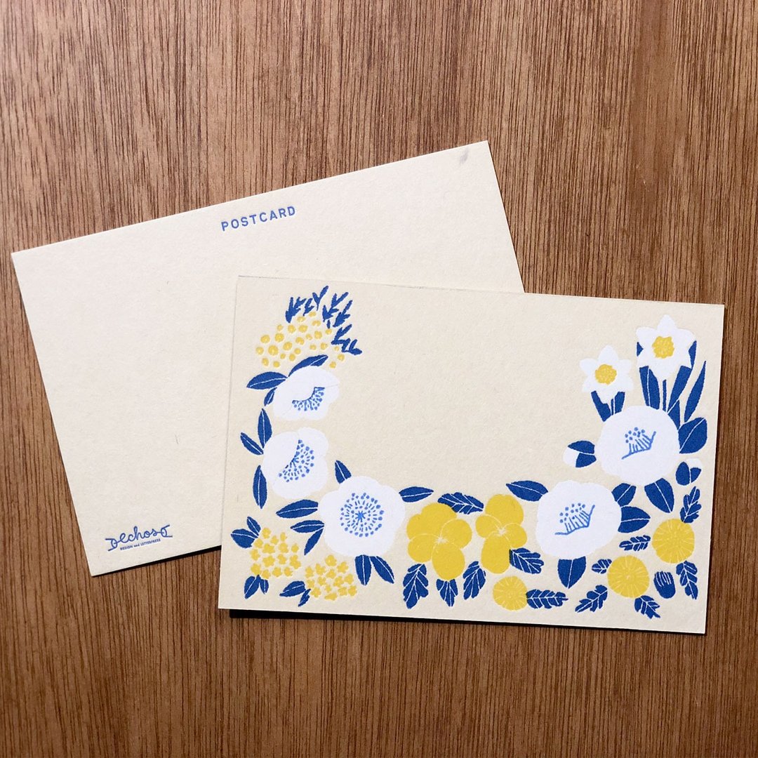 Winter Garden / Letterpress 印刷 - 卡片/明信片 - 纸 多色