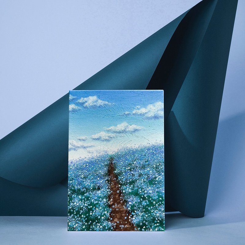 【体验】台中油画体验课程/高岭琉璃海/台中画室 - 插画/绘画/写字 - 棉．麻 