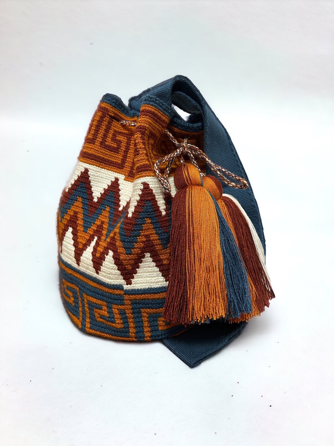 哥伦比亚 Wayuu 手织袋 - 侧背包/斜挎包 - 棉 多色