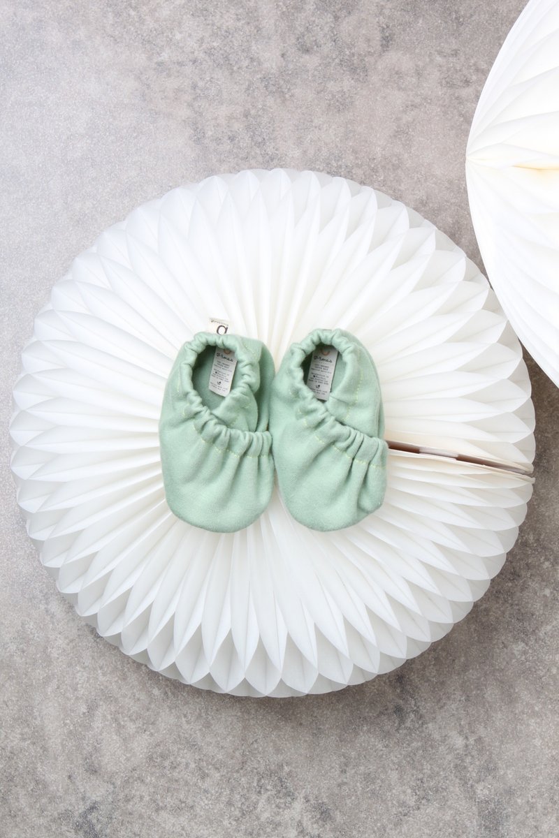 Bonbies 天然纯棉软底小草鞋/室内鞋 - 童装鞋 - 棉．麻 白色