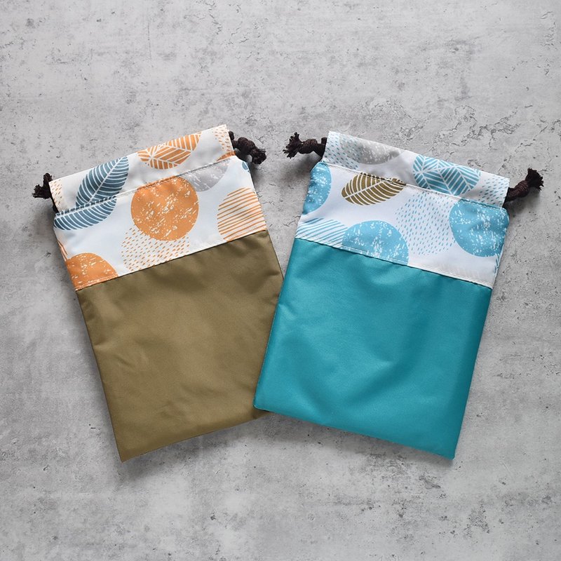 旅行防水束口收纳袋16x20_拓叶 - 束口袋双肩包 - 尼龙 橘色