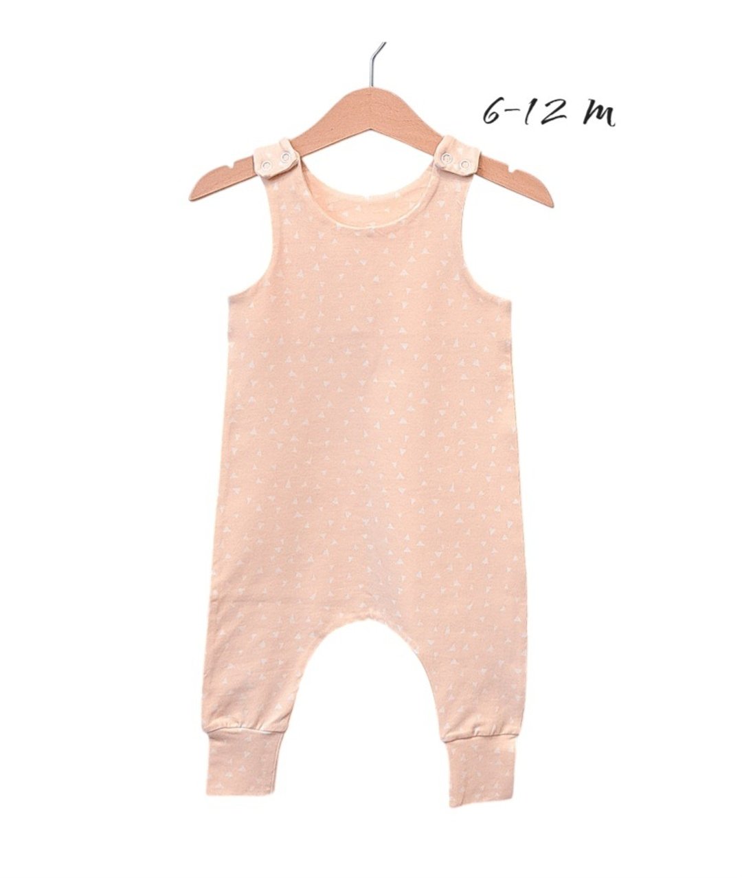 White Triangles baby romper, baby boy romper, baby girl romper, kids romper - 包屁衣/连体衣 - 棉．麻 多色