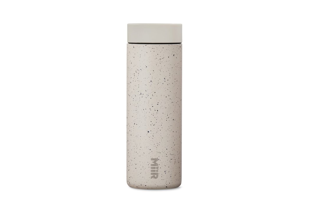 MiiR 保温/保冰 360 环口盖 旅行 随身瓶 16oz/473ml 荒漠棕 斑点 - 保温瓶/保温杯 - 不锈钢 卡其色